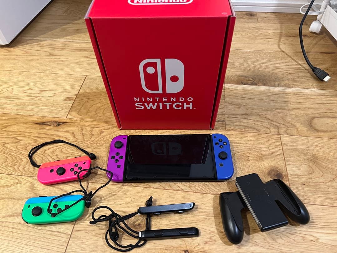 有機EL Nintendo Switch 本体 カラフルJoy-Con付き Amazon.co.jp: Nintendo Switch(有機ELモデル) Joy-Con(L) ネオン