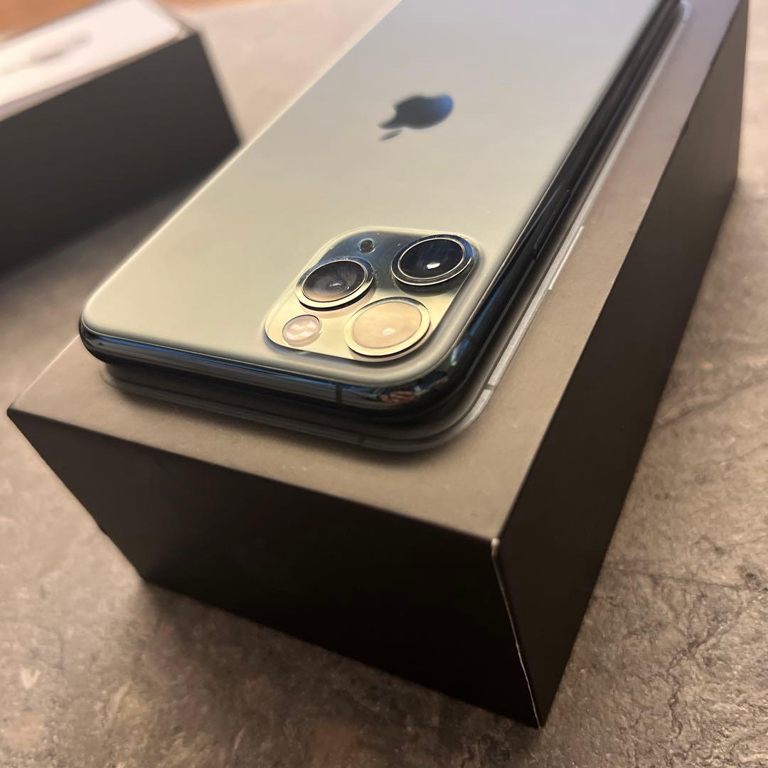 極美❗️iPhone11pro 256GB ミッドナイトグリーン