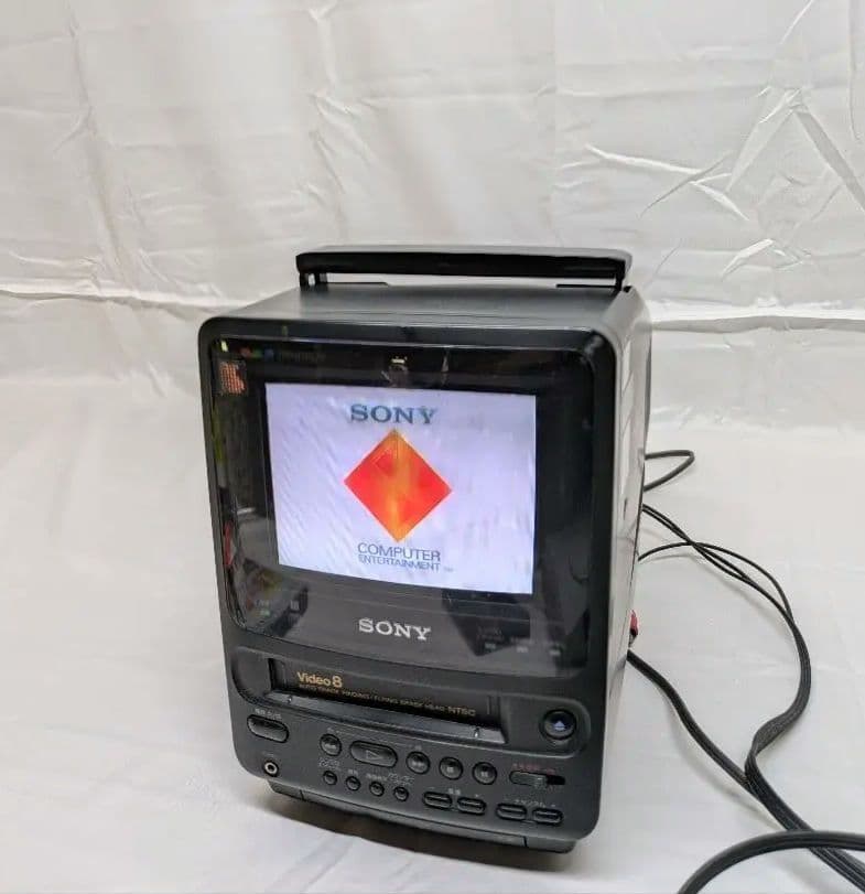 SONY Video 8 ブラウン管 車内外TV ソニー 8mm EV-DT2