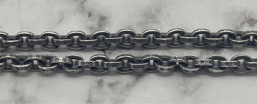 インボイス原本付き美品】クロムハーツ ペーパーチェーン 20インチ