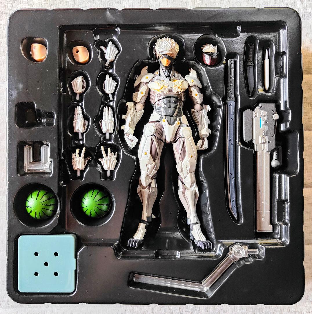 開封済み中古]リボルテックヤマグチ No.140EX 雷電 ホワイトアーマー