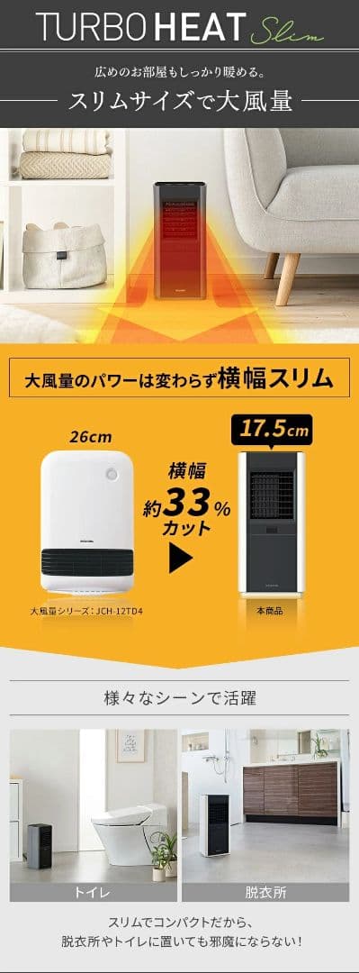 IRIS OHYAMA セラミックファンヒーター　ワンシーズン使用