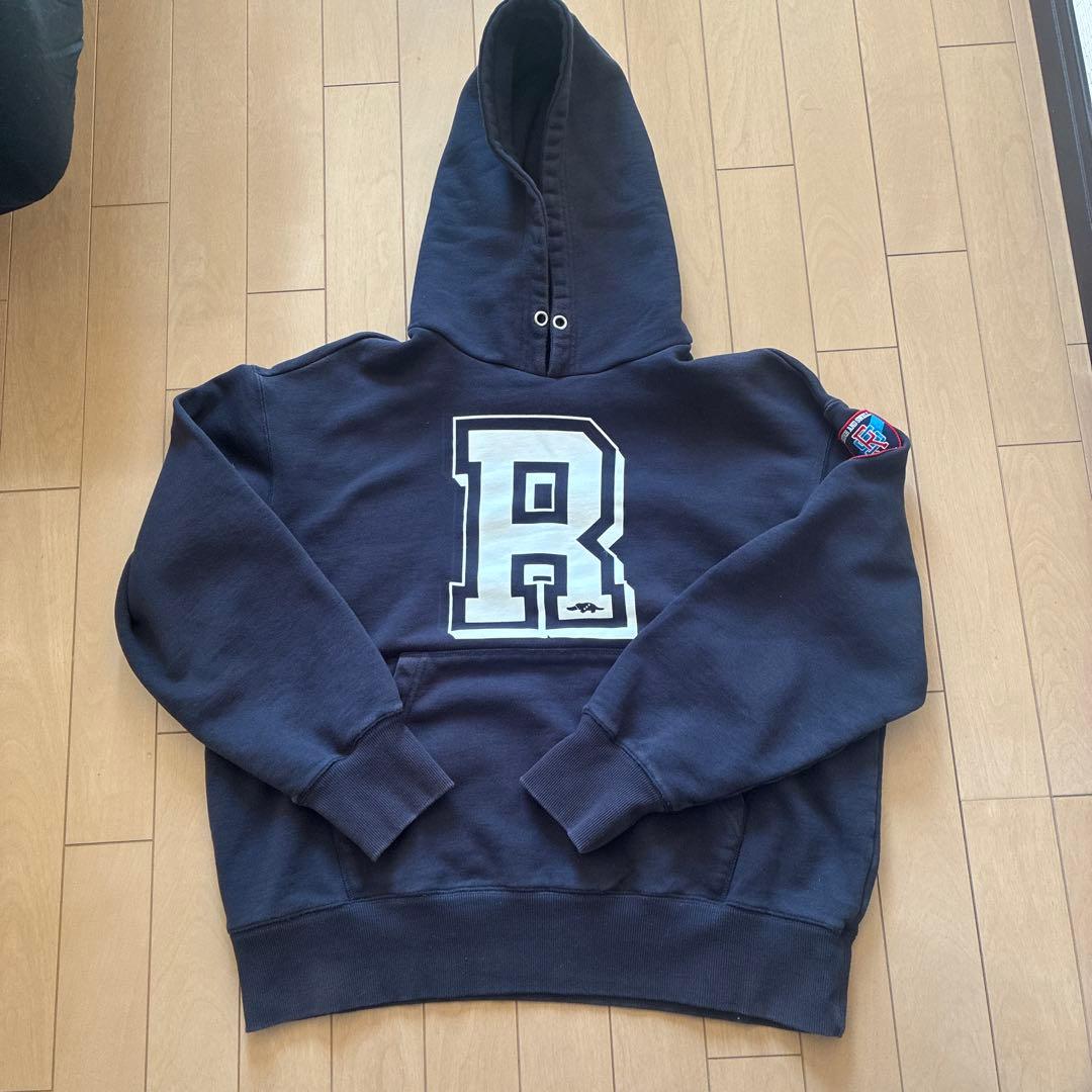 ラフアンドスウェル スウェット 裏毛 ゴルフ パーカー フーディー プリント rough&swell［ラフアンドスウェル］TRICK HOODIE/フェイクレイヤード裏