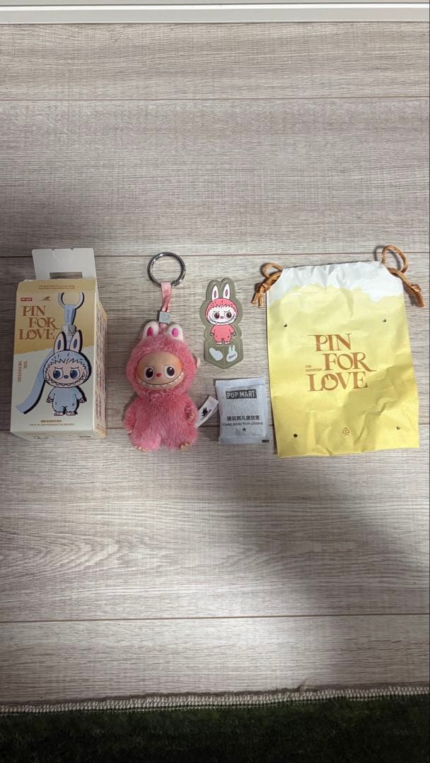 ラブブ(♥) アルファベット イニシャル シークレット ハート popmart