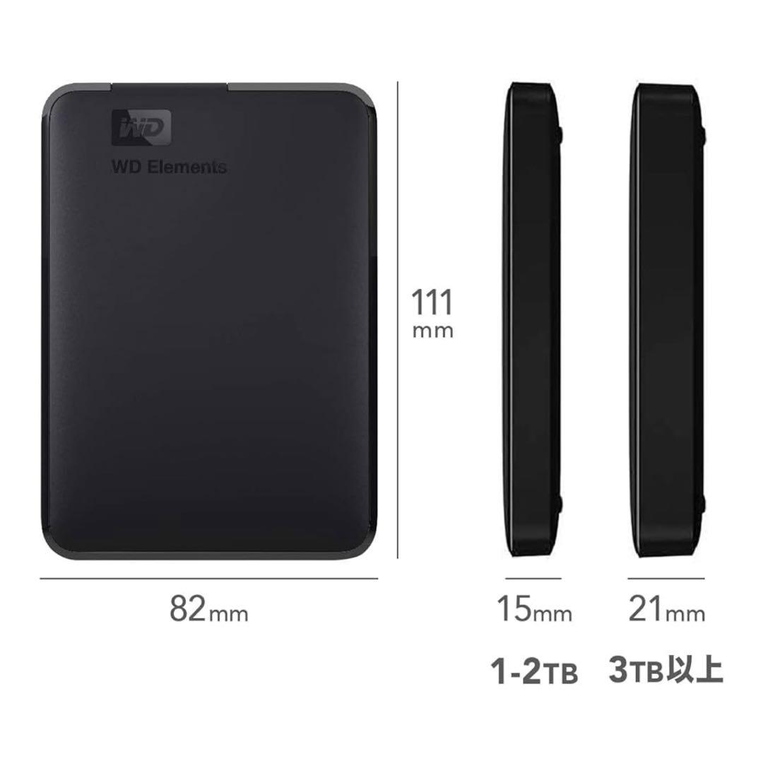 ウエスタンデジタルWestern Digital ポータブルHDD 5TB