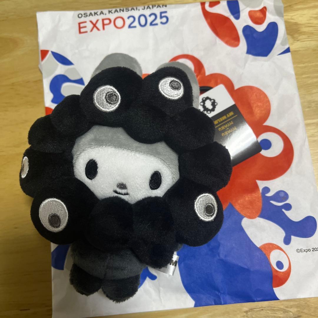 黒 サンリオ ミャクミャク カラビナ マイメロ - メルカリ