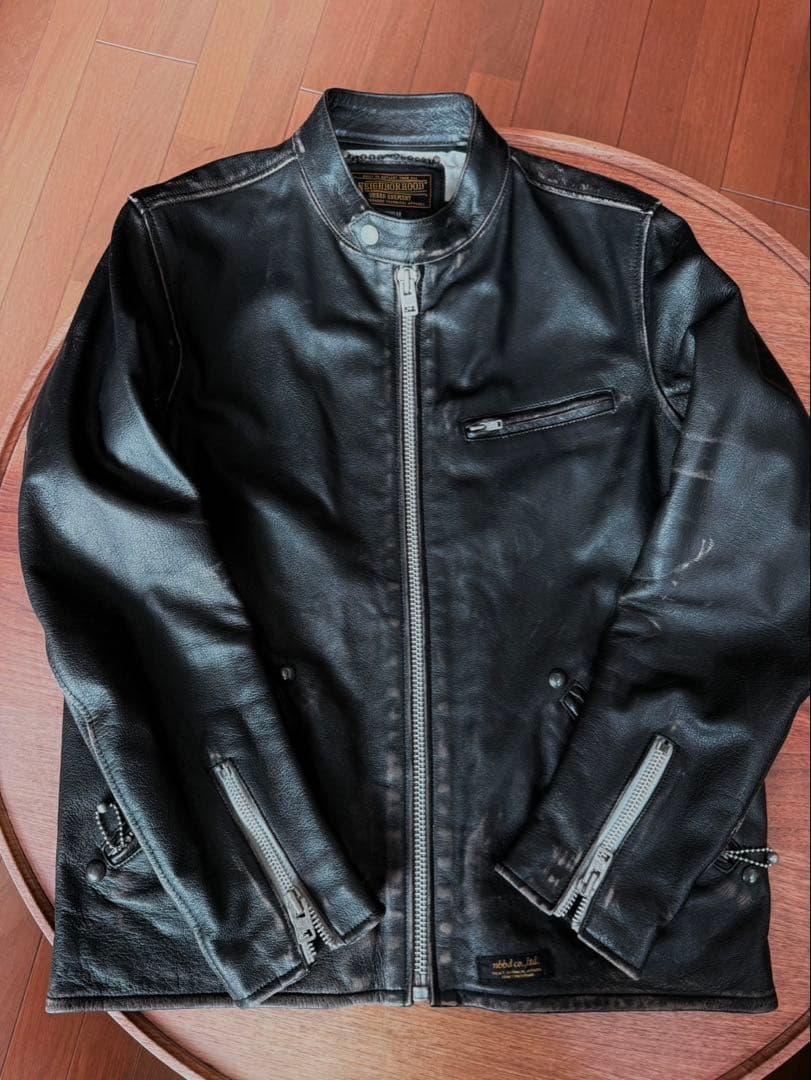 最終価格】NEIGHBORHOOD 121CCNH-JKM01 W.D レザー - メルカリ