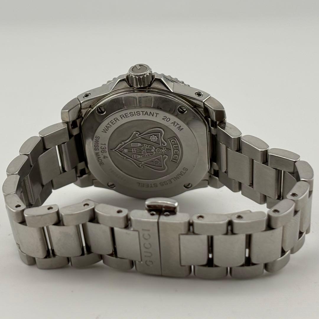 超希少】グッチ ダイブ 136.4 クォーツ デイト レディース - メルカリ