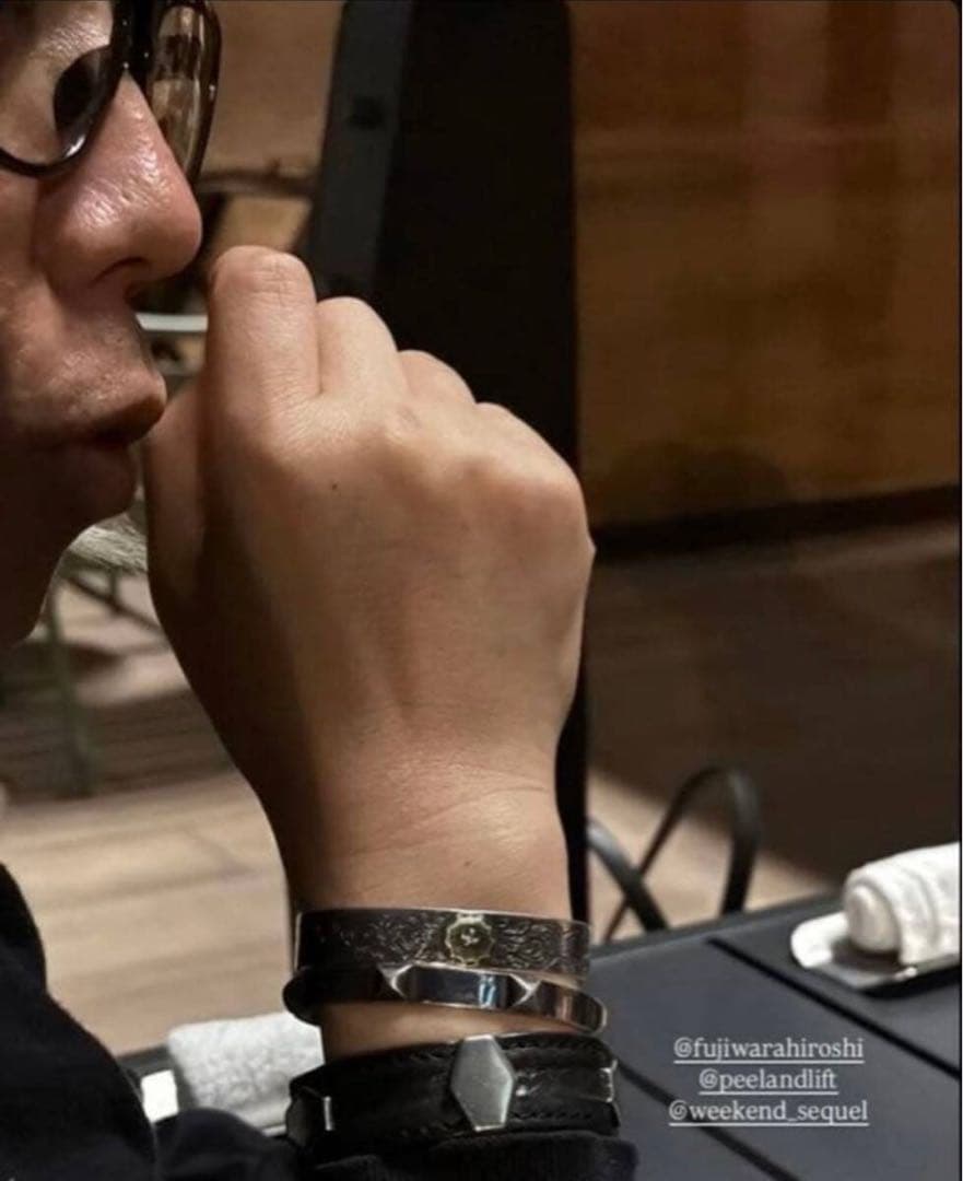 国内新品 エルメス 藤原ヒロシ ミニクルー クルー・ドゥ・H バングル