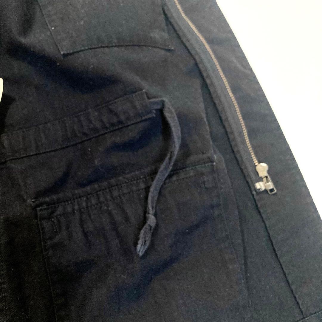 希少】トリココムデギャルソン AD2002 パール ミリタリージャケット 黒