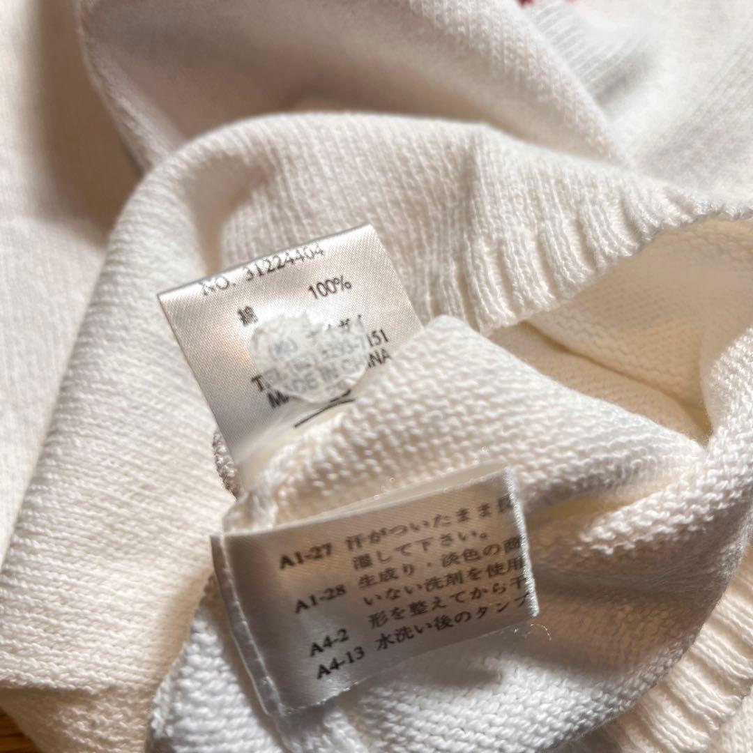 希少 ラルフローレン 星条旗 アメリカ国旗 セーター 白 ニット