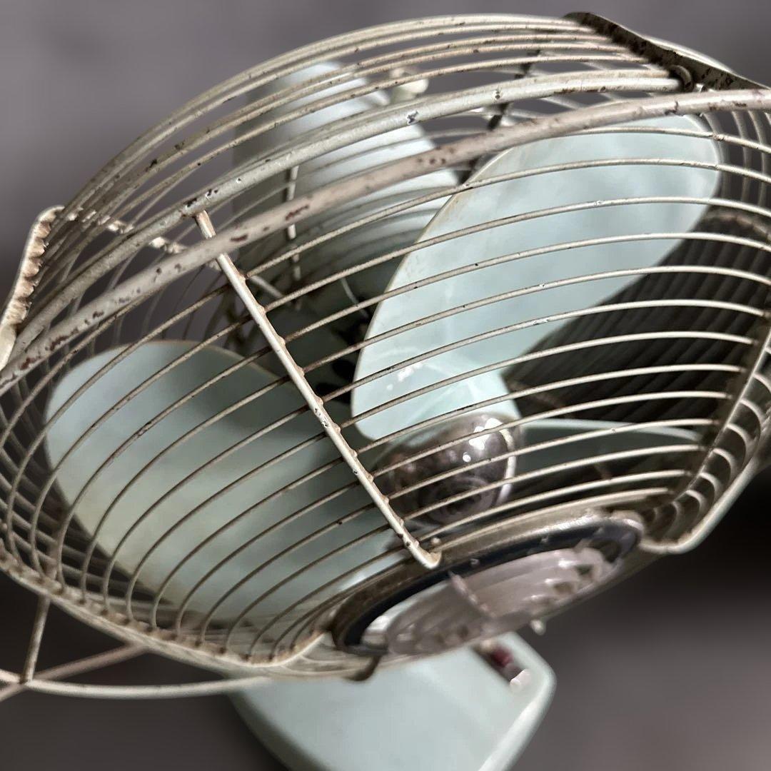 ヴィンテージ　三洋扇風機　サンヨー　通電確認済みとても可愛いカラー！