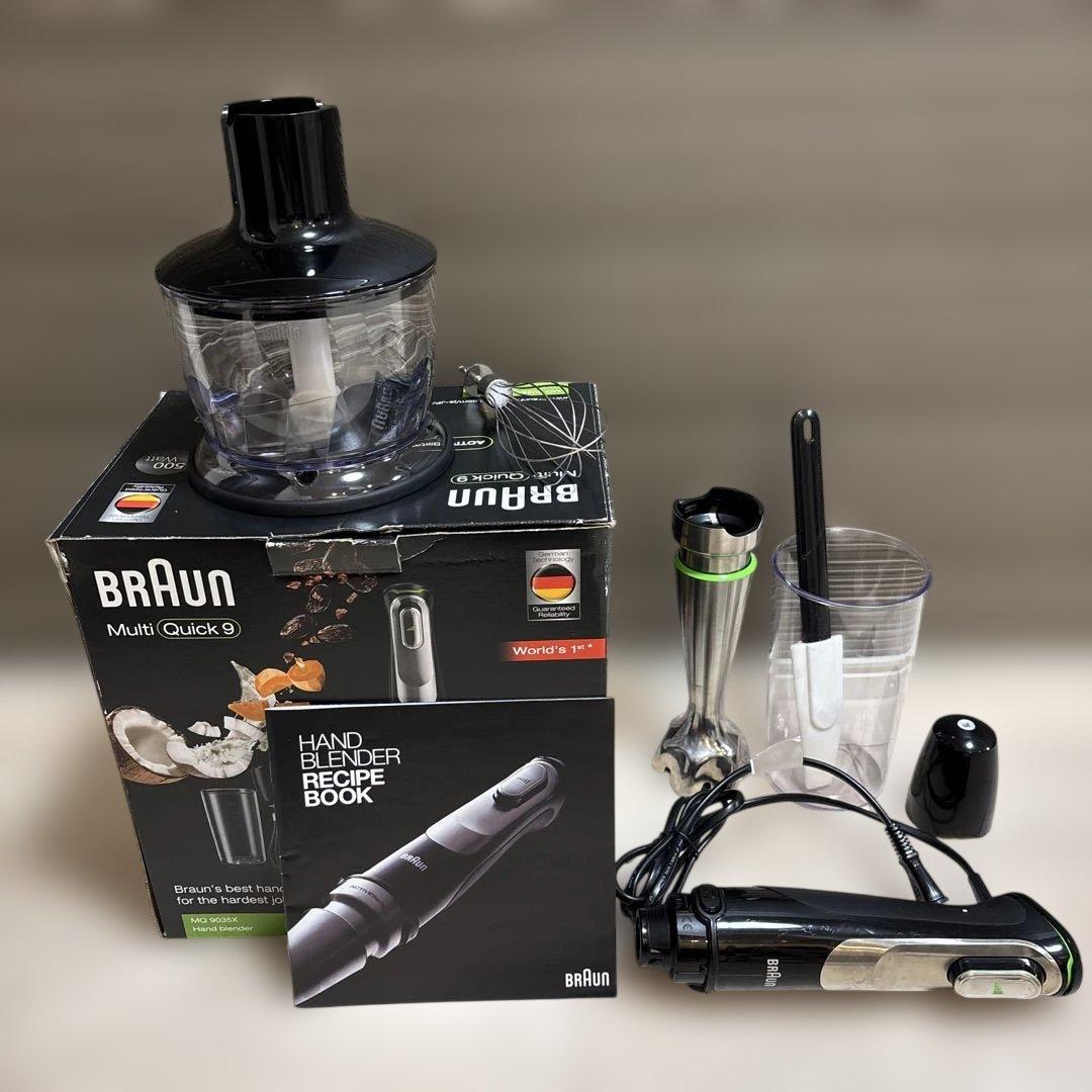 BRAUN Multi Quick 9 MQ 9035X ハンドブレンダー Amazon.co.jp: ブラウン ハンドブレンダー マルチクイック 1台4役
