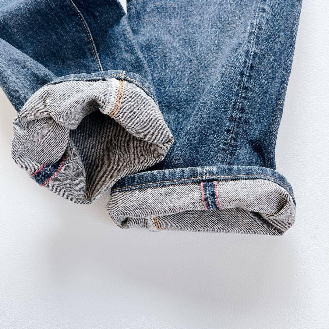 美品 45rpm インディゴ セルビッチ デニム W28 赤耳 日本製 - メルカリ