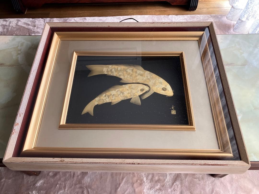 輪島塗り 加治武 伝統工芸 沈金 漆絵 壁掛け 漆芸 - メルカリ