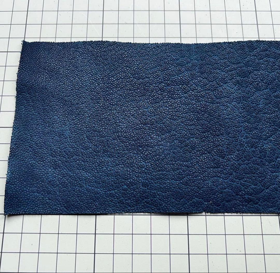 極美品】象耳革 エレファント 本革 レザー インディゴ ビリヤード