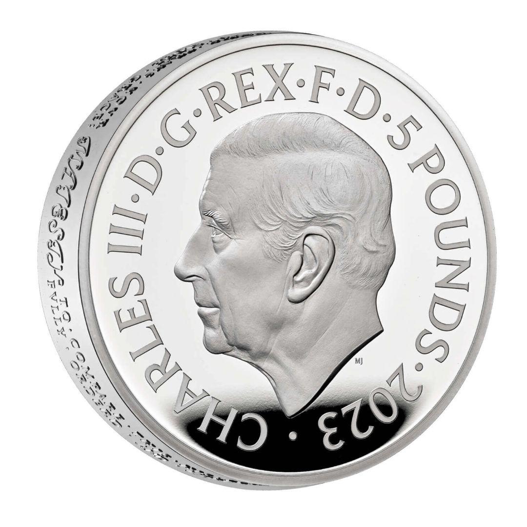 2023イギリス ペティションクラウン チャールズ 2オンス銀貨 NGCPF70