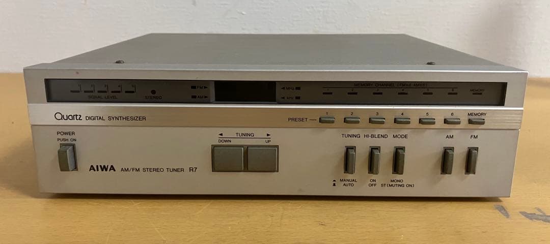 【AIWA/アイワ】FM/AMチューナー S-R7 通電のみ確認