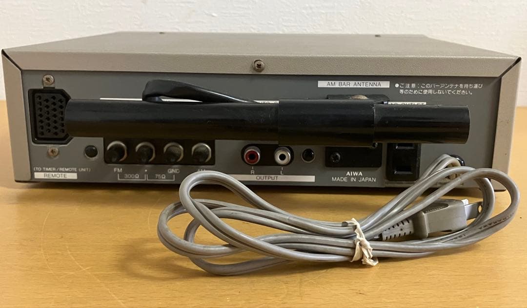 【AIWA/アイワ】FM/AMチューナー S-R7 通電のみ確認