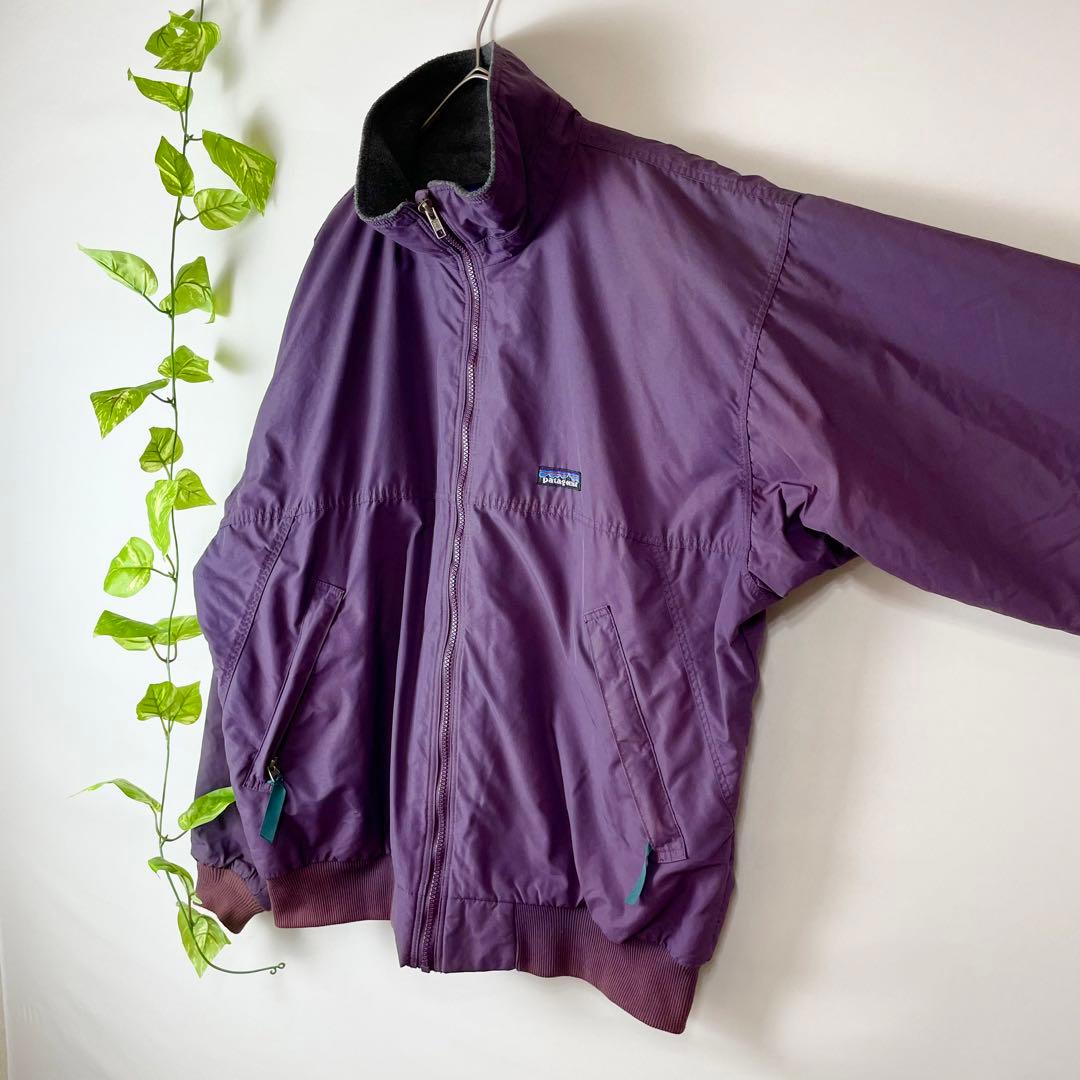 超希少 USA製 96年 パタゴニア シェルドシンチラジャケット 紫パープル