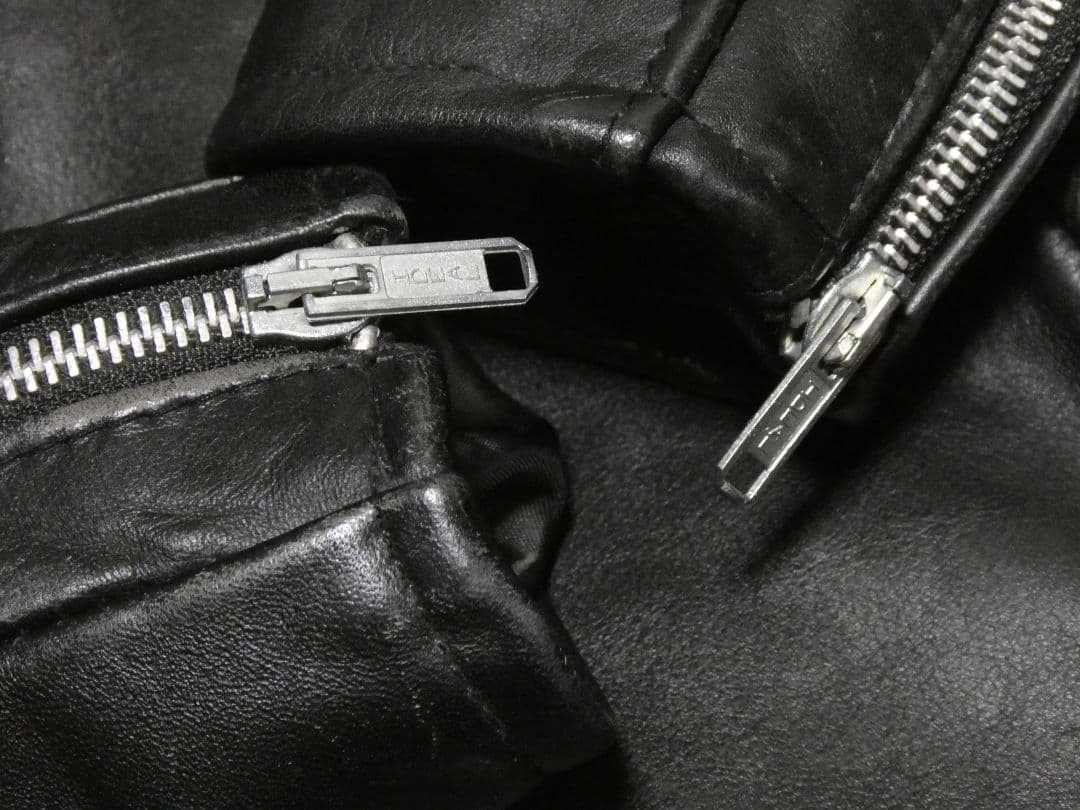 激レア！廃盤！ライナー付き完品！ショット652襟付シングルライダース