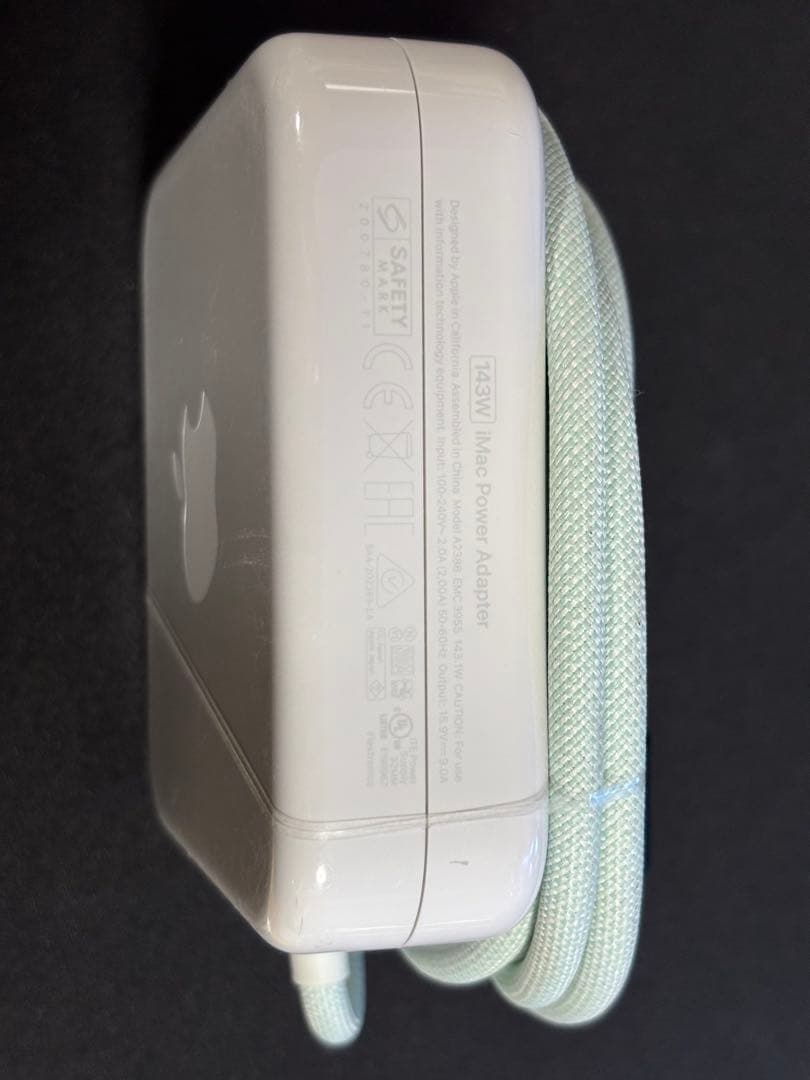 t*2様 iMac グリーン「A2388」Power Adapter 143W