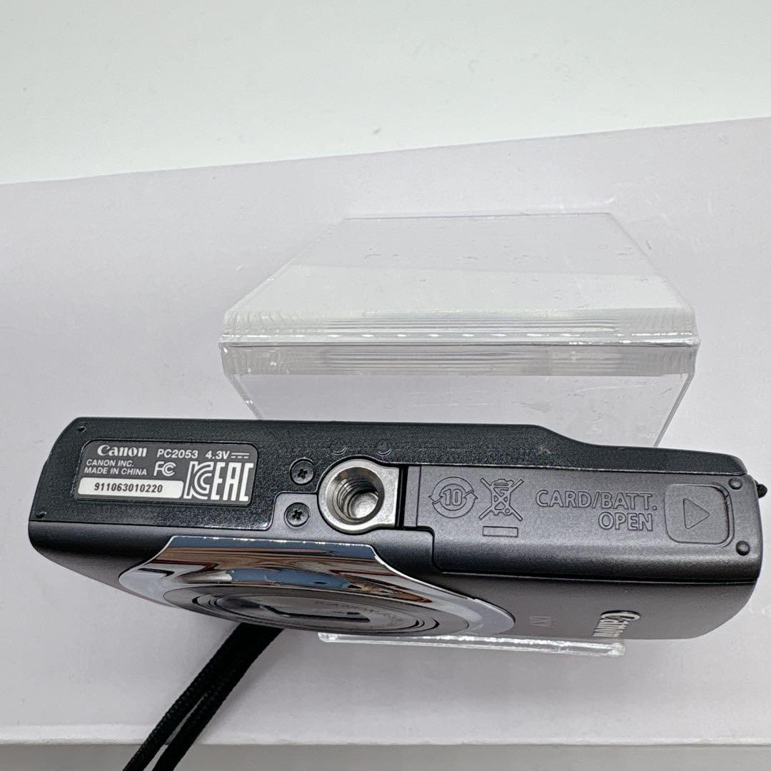 Canon IXY 130デジタルカメラ 本体とバッテリーチャージャー　グレー