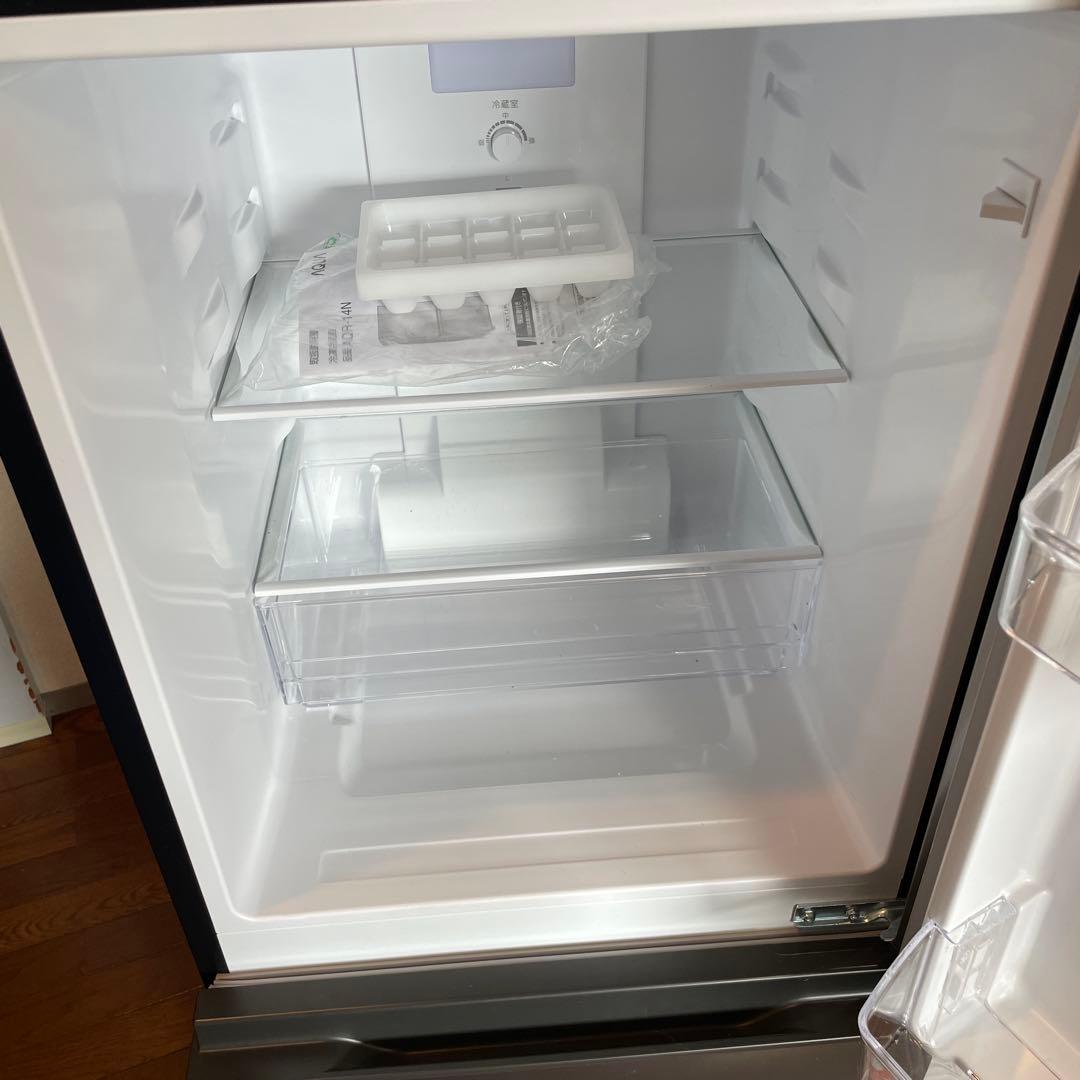 シルバー 2ドア冷蔵庫AQUA23年製135L AQRー14N(S) アクア