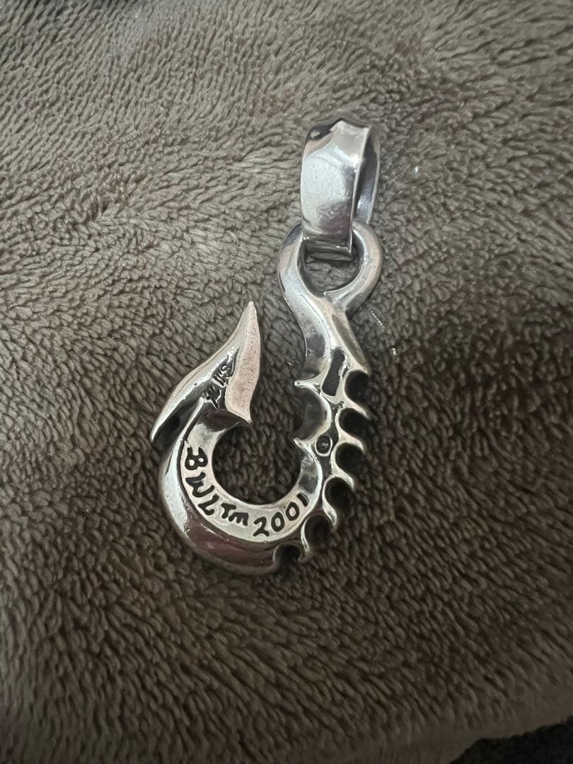 ビルウォール　billwallleather チャーム　925 フィッシュフック BILL WALL LEATHER（ビルウォールレザー） フィッシュフックチャーム