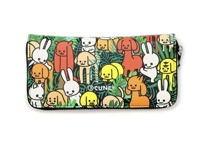 CUNE□DJAのロングウォレット□長財布□ウサギ□謎アニマル□新品未