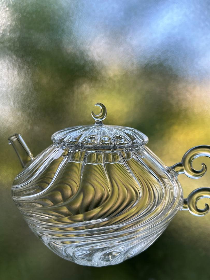 未使用 glass atelier えむに ポット - メルカリ