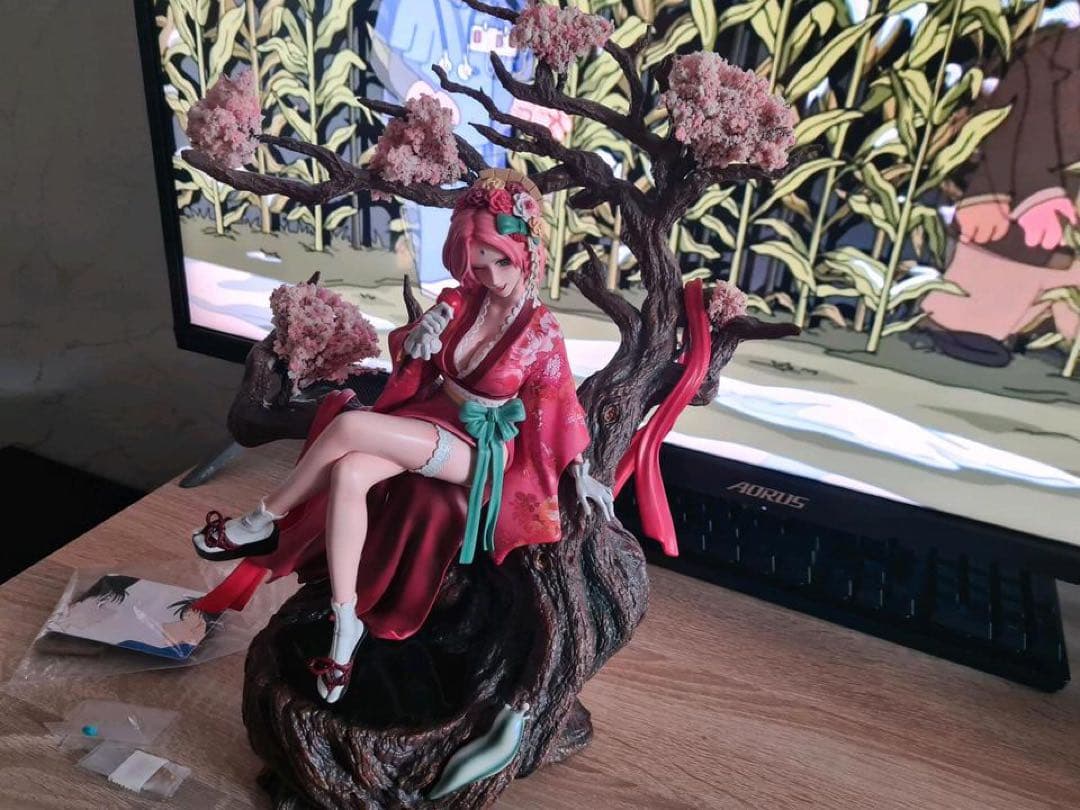 ナルト 春野サクラ ガレージキット ガレキ スタチュー①⑥ ナルト 春野サクラ ガレージキット 塗装済み完成品 フィギュア 1/6