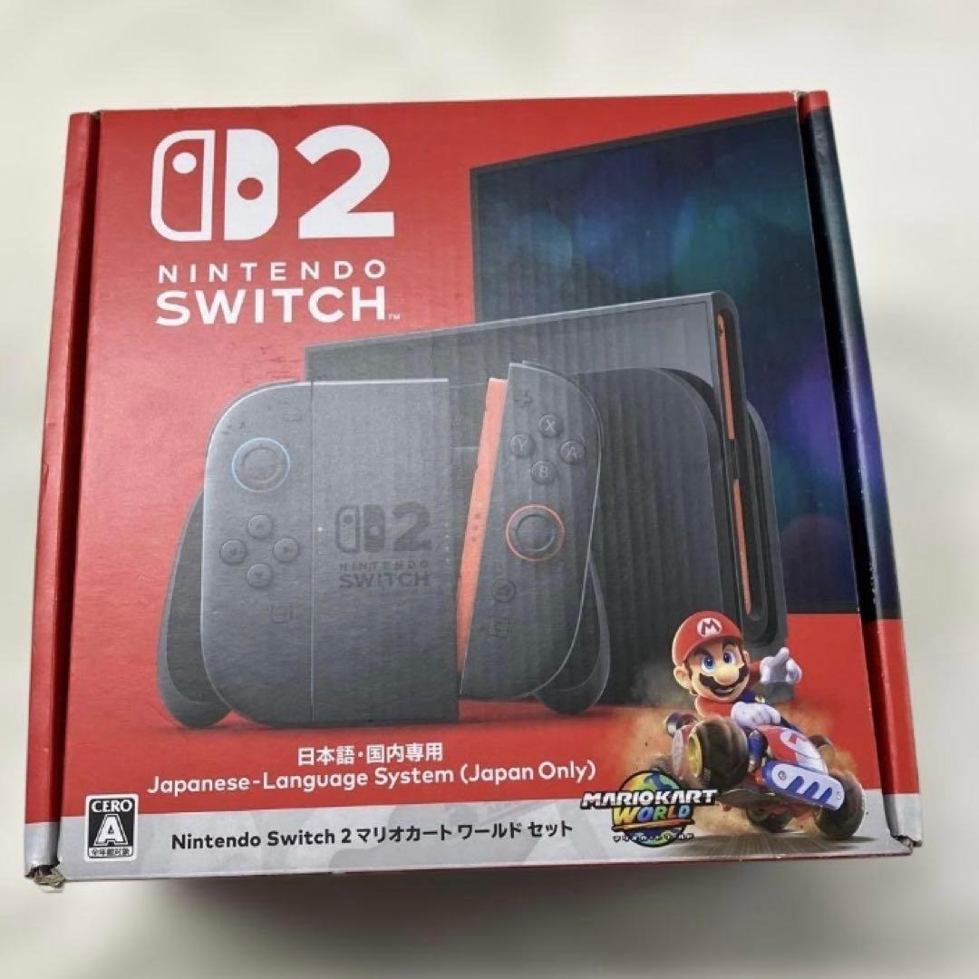 スイッチ2開封済みです。 おまけソフトポケモンza マリオカートワールド Nintendo Switch 2（日本語・国内専用） マリオカート ワールド セット