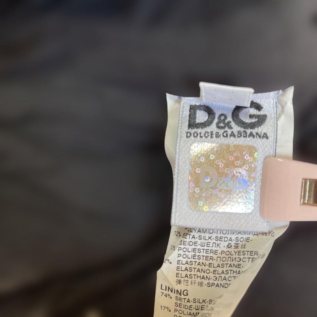 D&G ドレープデザイン スリップドレス 【XS】ドルチェアンドガッパーナ