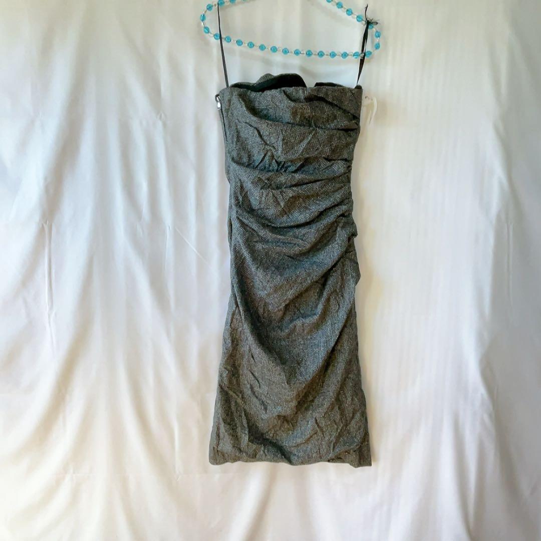 D&G ドレープデザイン スリップドレス 【XS】ドルチェアンドガッパーナ