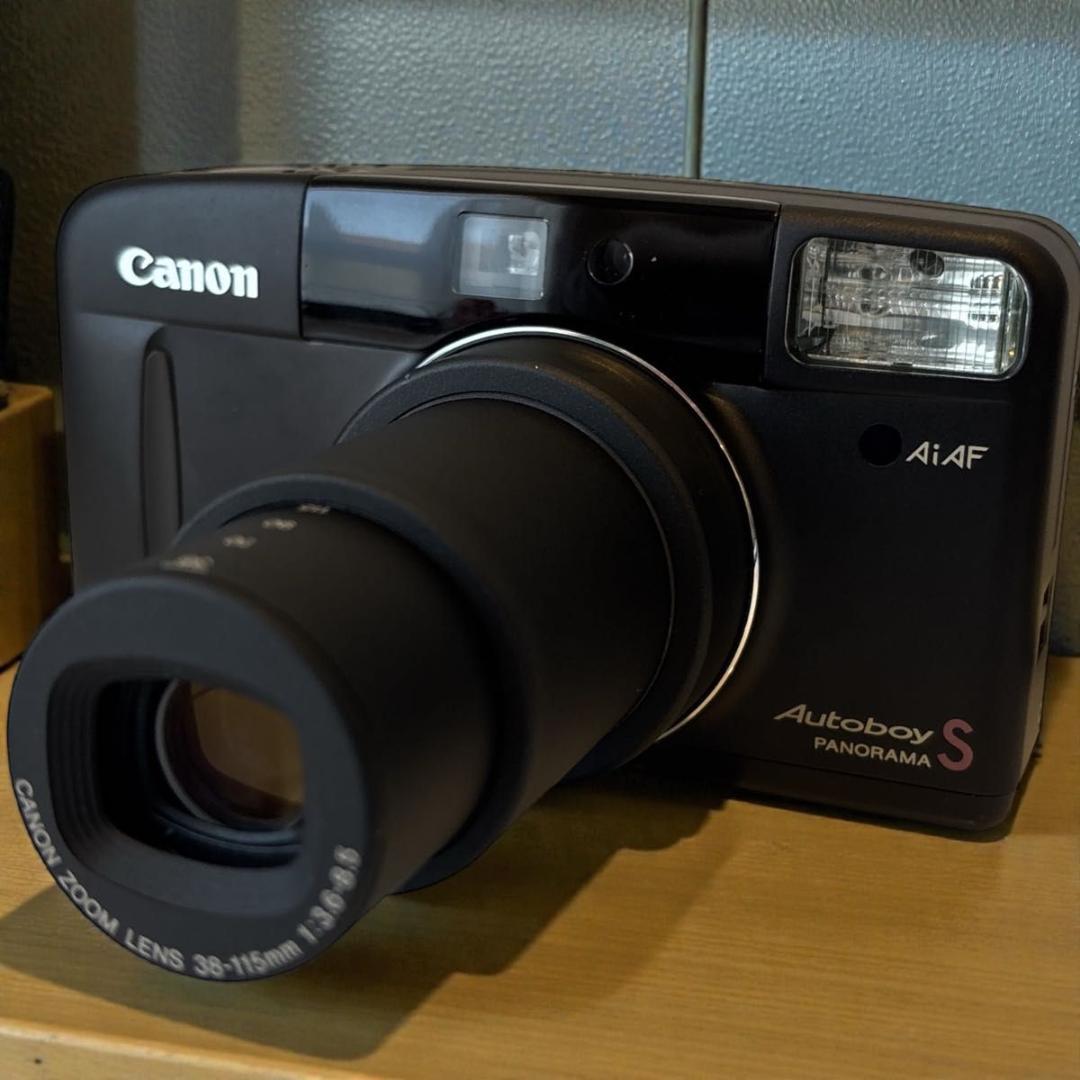 完動超美品】Canon Autoboy S Panorama 人気色ブラック - メルカリ