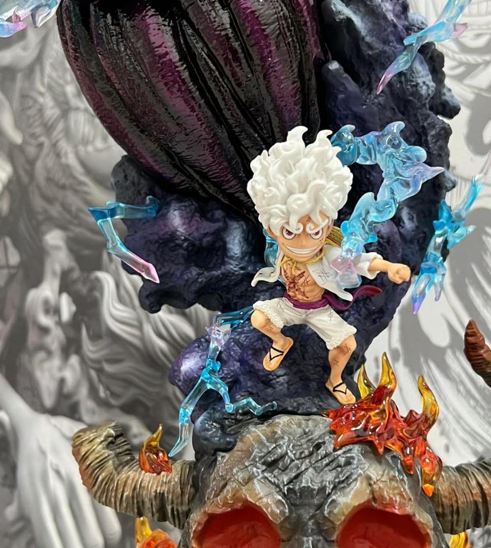 ワンピースOMO ギア5 ルフィニカ ガレージキットガレキ スタチュー