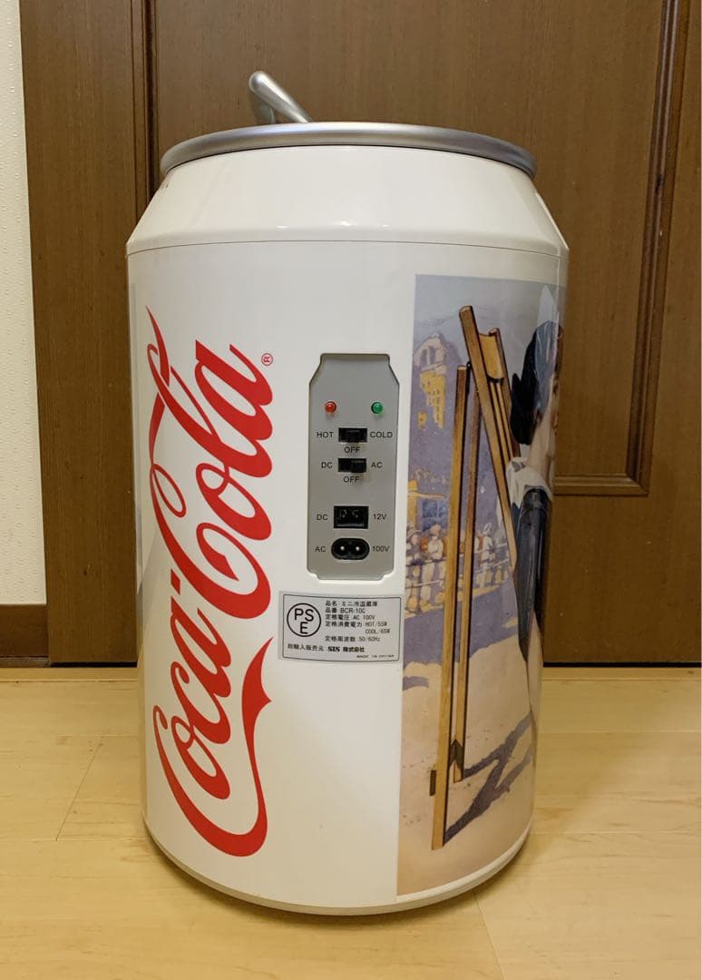 値下げ！希少！コカコーラ Coca Cola 缶型温冷蔵庫　BCR-10C