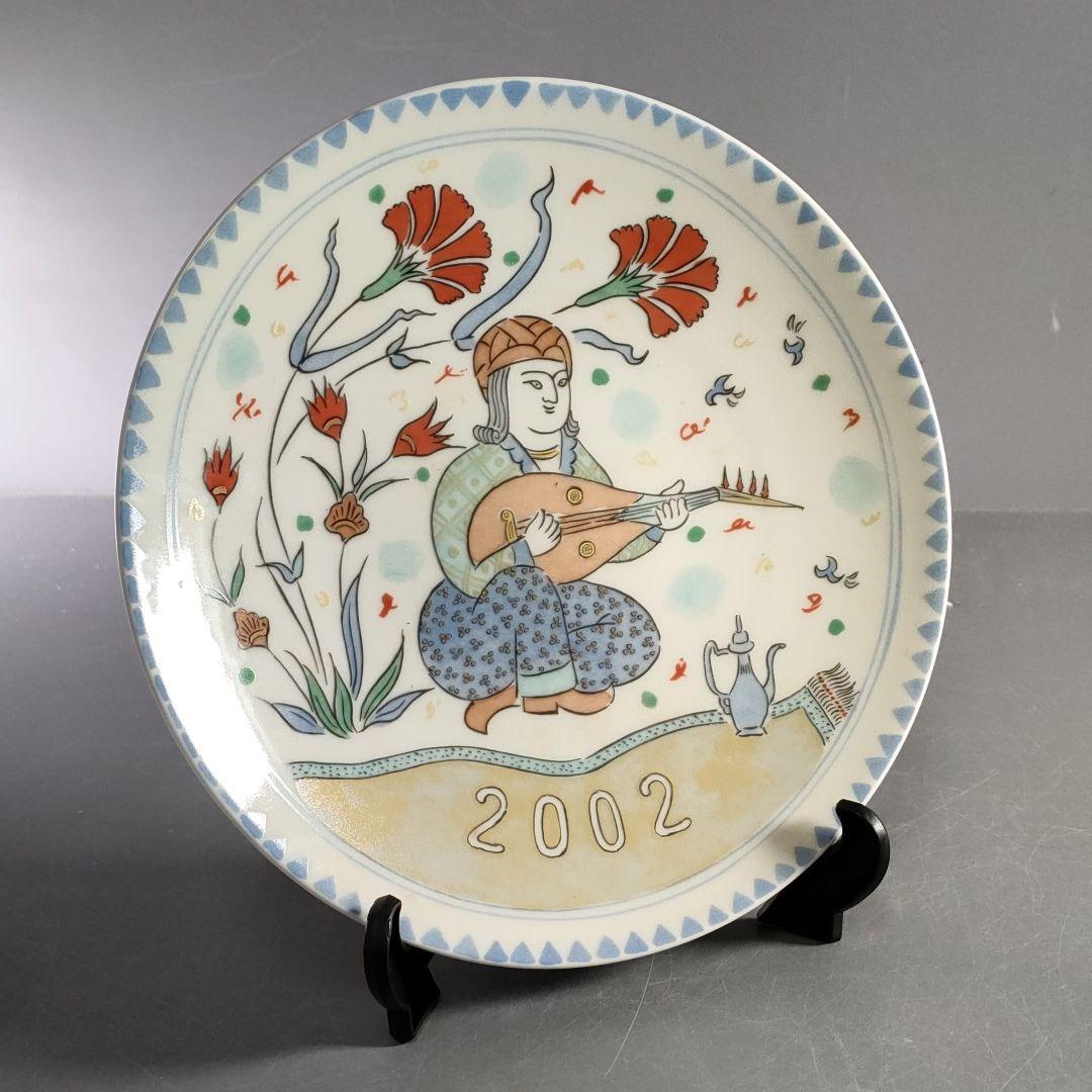 340-4/人間国宝 加藤卓男/幸兵衛窯/飾皿/イヤープレート2002年 - メルカリ