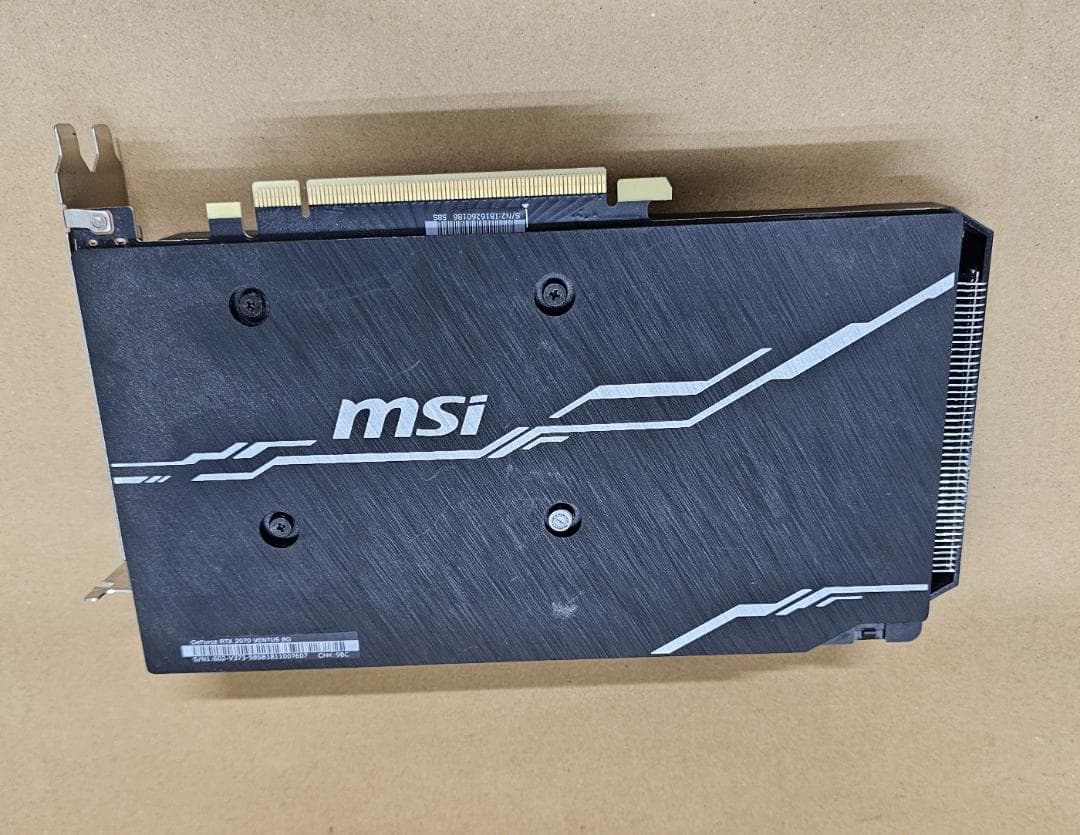 MSI NVIDIA RTX 2070 VENTUS グラフィックボード動作品
