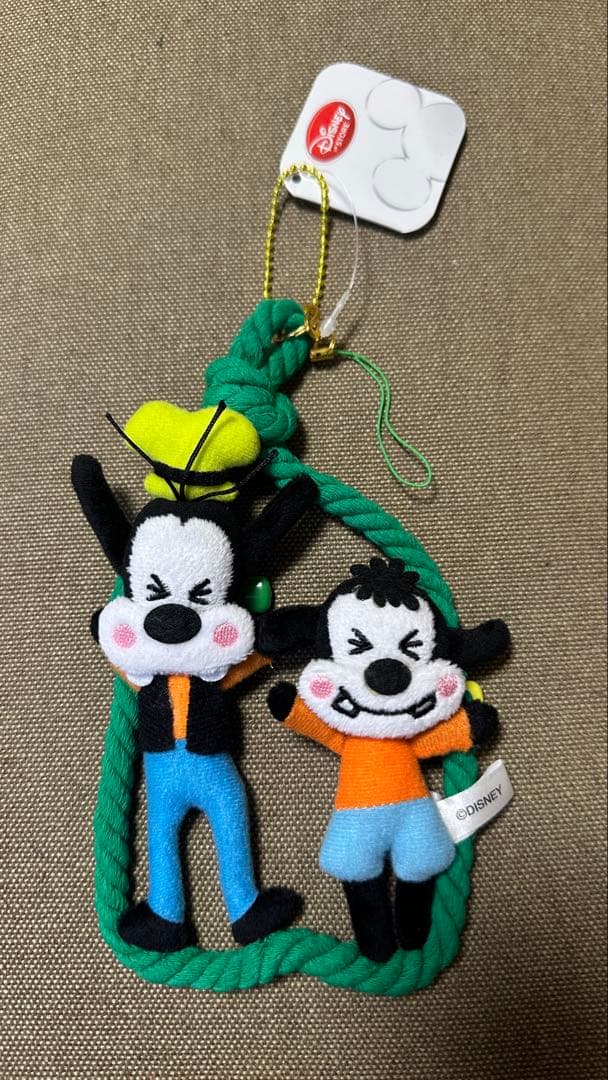 プラッシュキーチェーン グーフィー＆マックス ディズニーストア 希少 レア