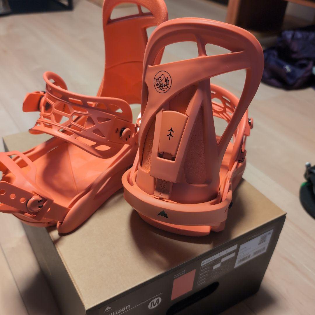 Burton Citizen スノーボードビンディング Mサイズ ピーチピンク 楽天市場】レビューでクーポン☆[日本正規品] スノーボード