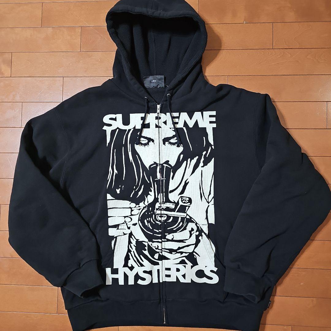 トップス Supreme x HYSTERIC GLAMOUR Zip Hooded L org.jpg