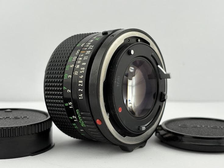 ★美品★キャノン CANON NEW FD 50mm F1.4 ★前後キャップ★
