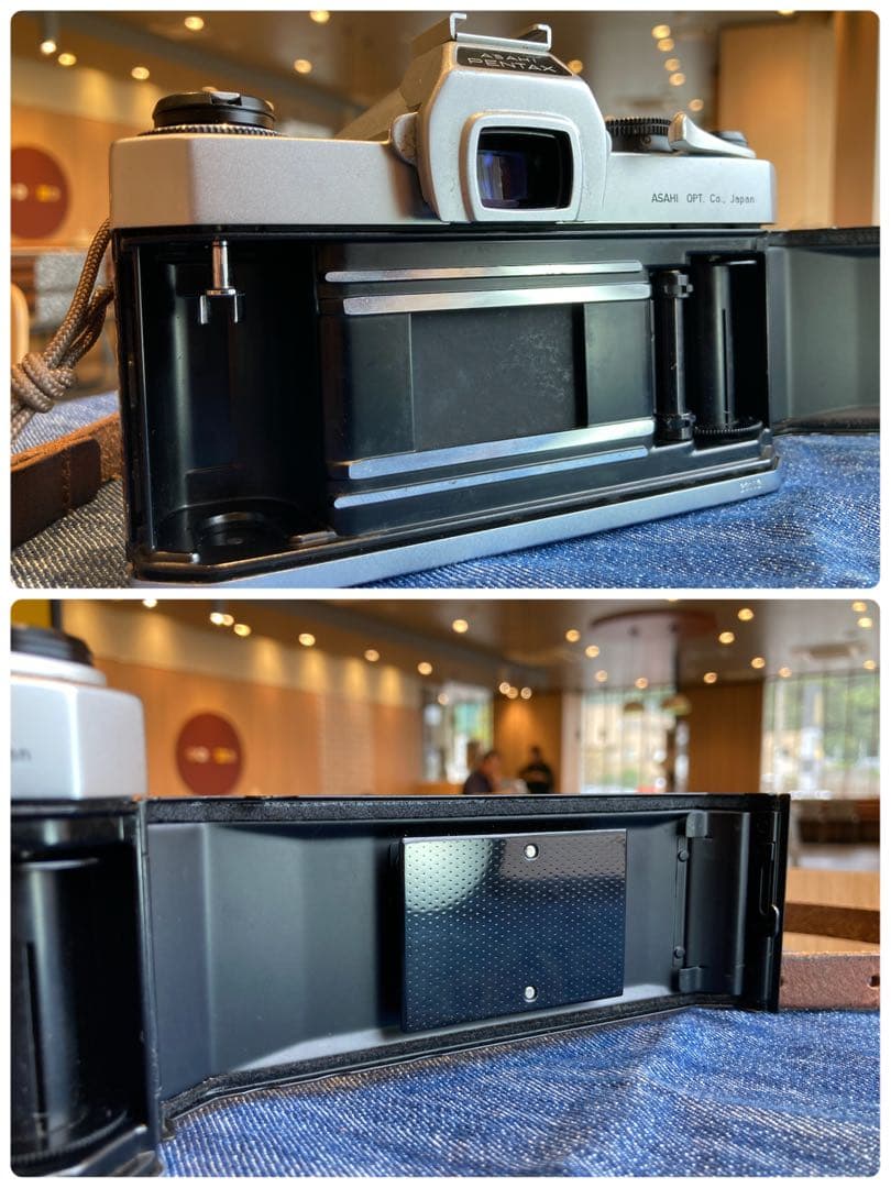 ★pentax sp +タクマーf1.4★完動＊美品＊初期保証＊リザード本革外装