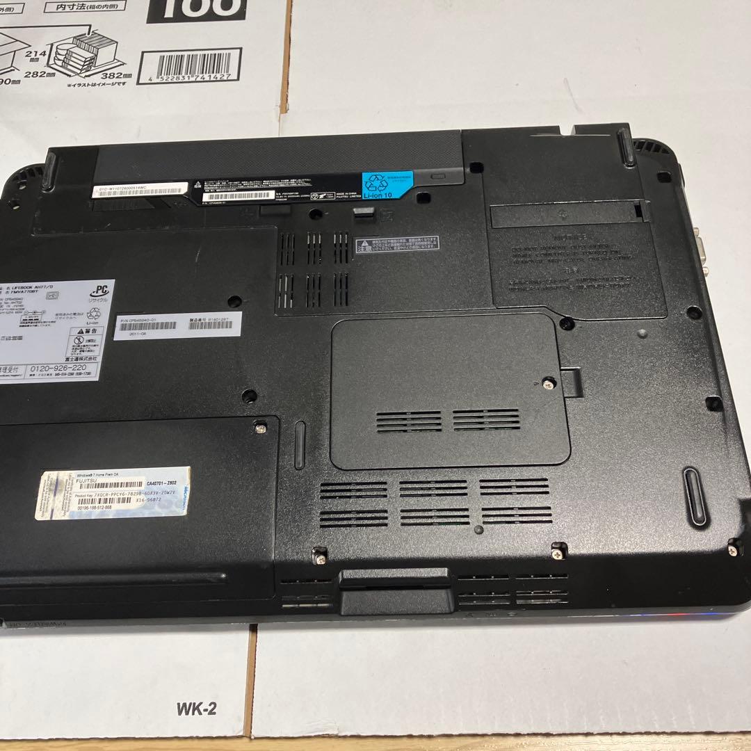 Windowsノート本体 FUJITSU LIFE Windows11core i7