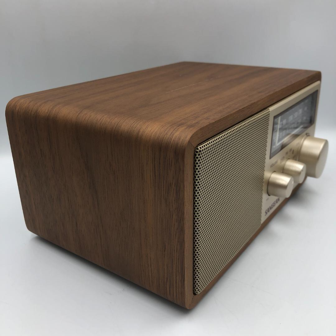 SANGEAN スピーカー ウォールナット WR-302 /Y30949-B1