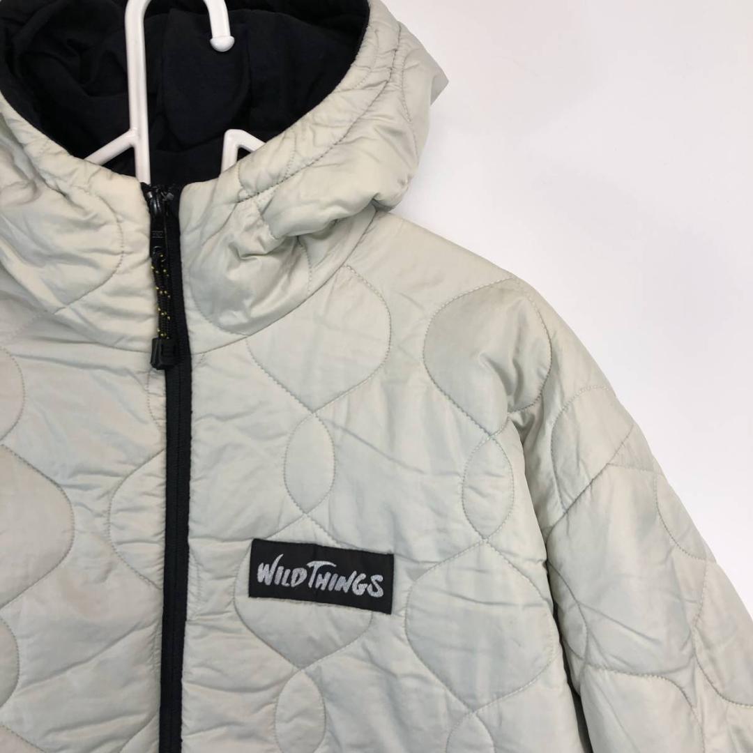 90s USA製 ワイルドシングス リバーシブル プリマロフト 中綿パーカー