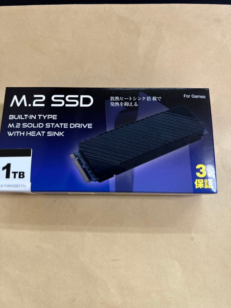 内蔵M.2 SSD 1TB M.2Type-2280 NVMe接続 Gen4×4