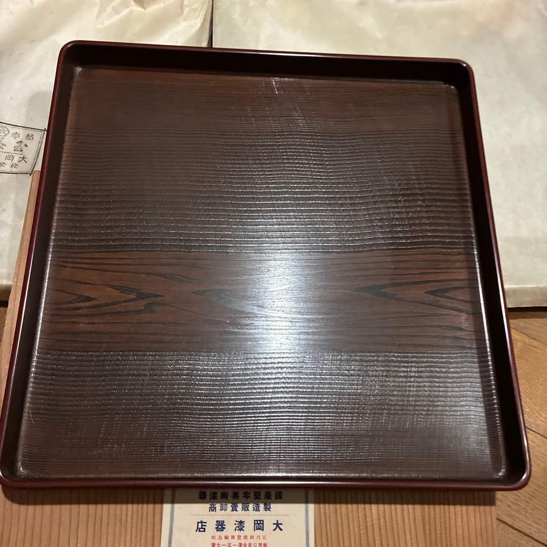 ‼️輪島塗 ‼️国産堅牢美術漆器‼️ 10枚セット昭和レトロ、ビンテージ、大岡漆器店、